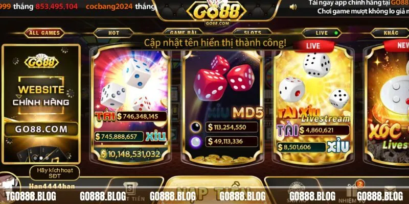 Ưu điểm vượt trội tại cổng game là tên tuổi hàng đầu